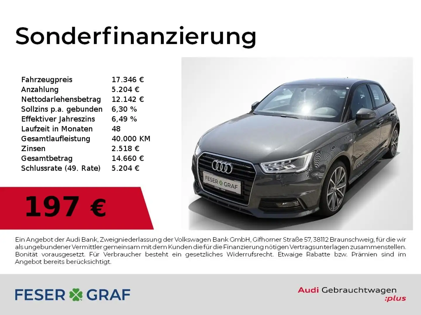 Audi A1 Sportback 1.4 TFSI admired Navi,Xenon,Sportsitze,P Grau - 1