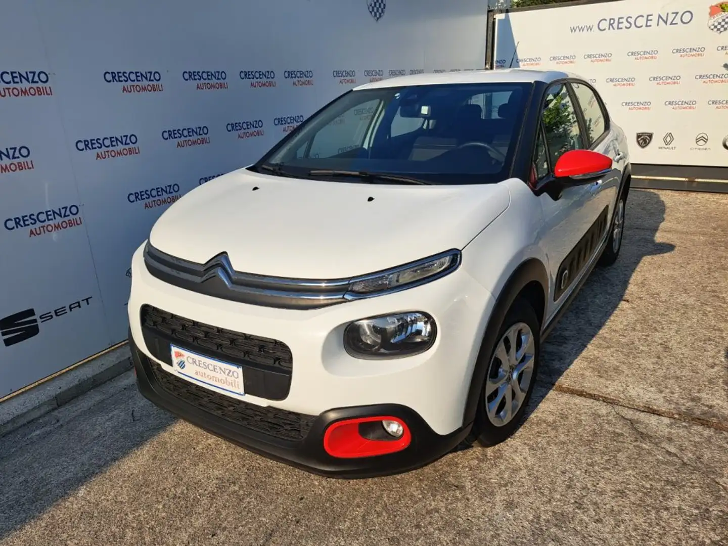 Citroen C3 BlueHDi 100 S&S Feel - MINI RATA - AZIENDALE Blanc - 1