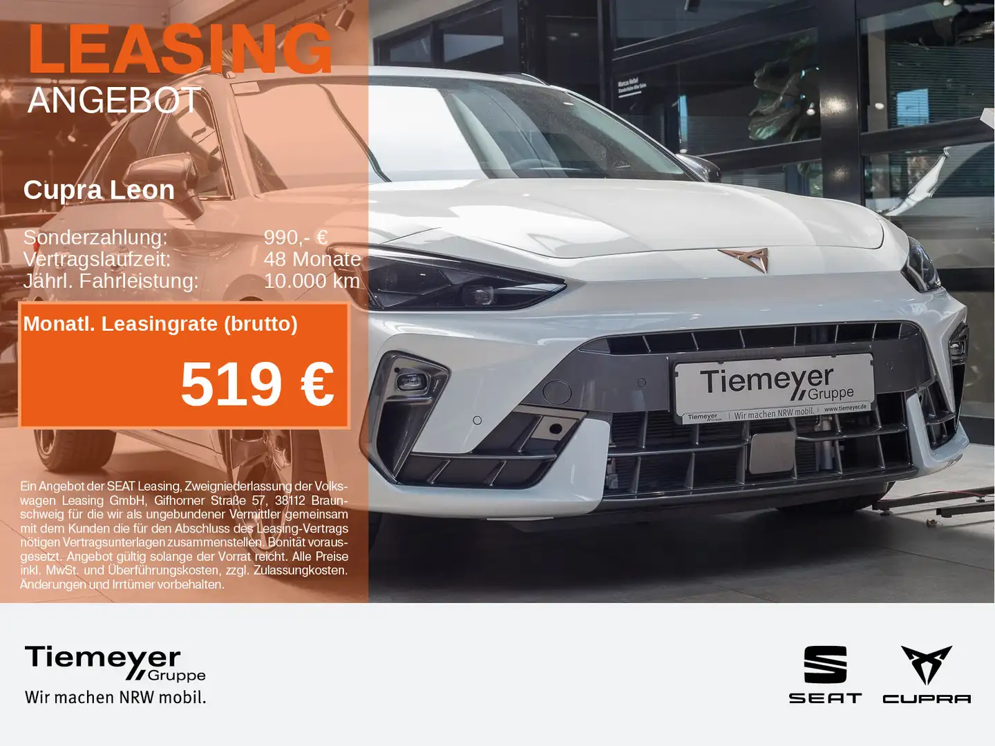 CUPRA Leon Sportstourer 1.5 e-HYBRID DSG REAR VIEW NAV Blanc - 1
