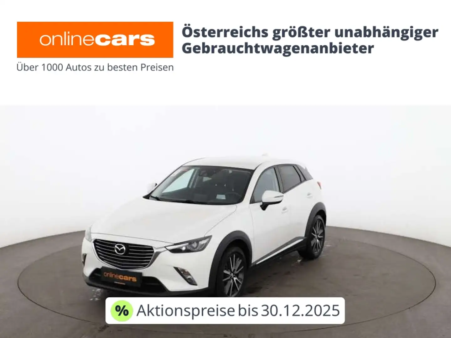 Mazda CX-3 1.5 SKYACTIV-D Revolution 4x4 Aut LED AHK Weiß - 1