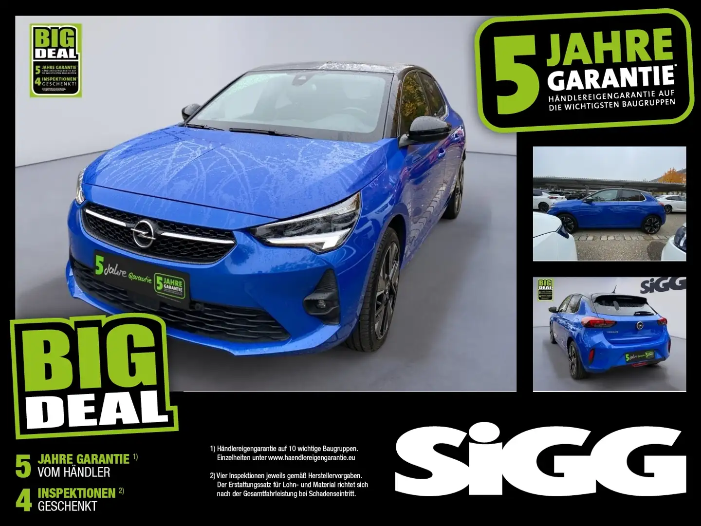 Opel Corsa F e Ultimate Matrix Fernlichtass. Kam. Navi Bleu - 1