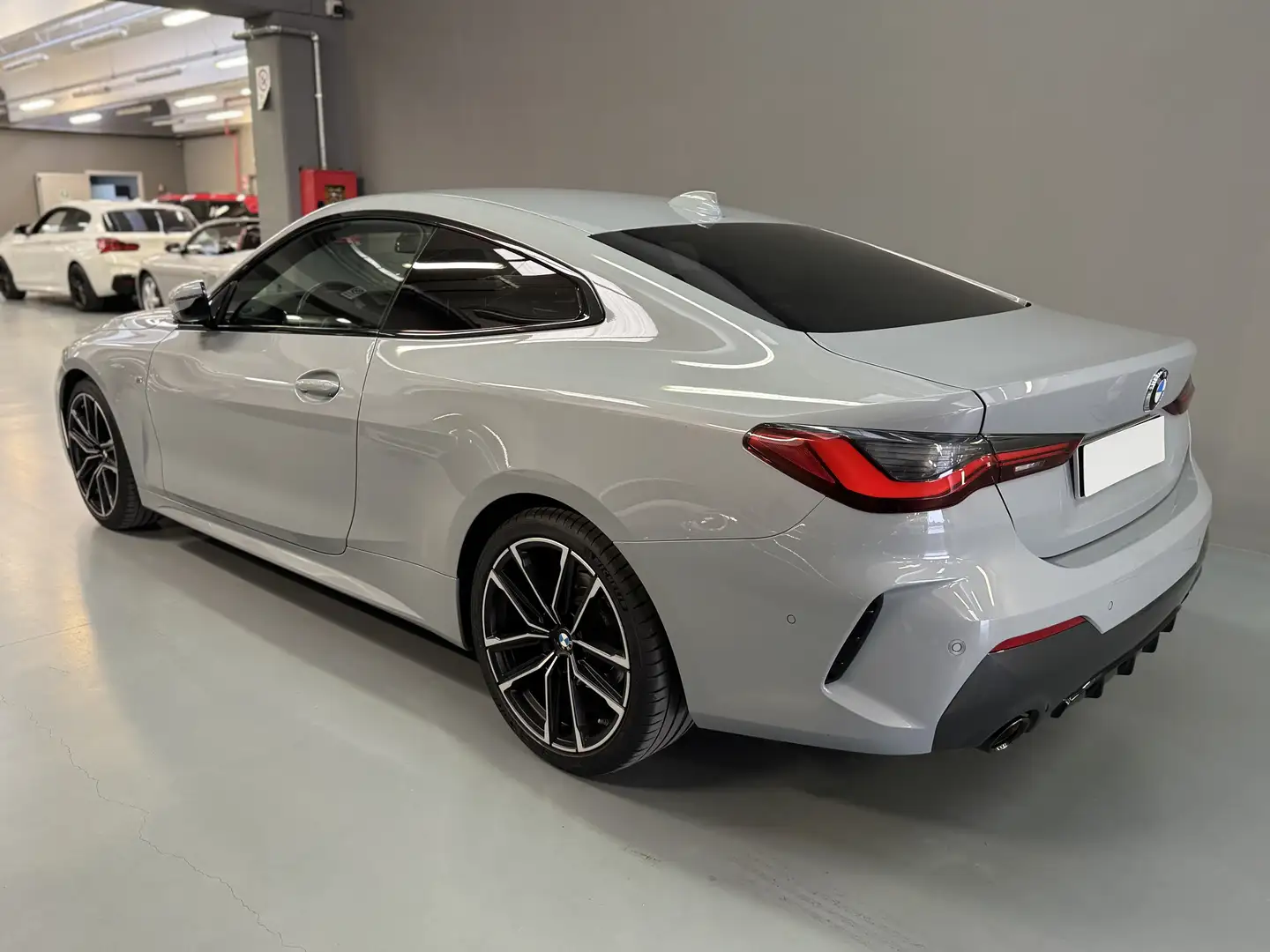 BMW 420 G22 Coupe 420d mhev 48V xdrive Msport auto Grigio - 2