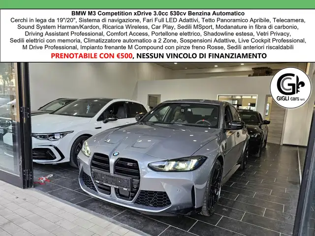 BMW M3 M3 Comp Tetto C.19" 20" Harman Kardon Carbonio Led