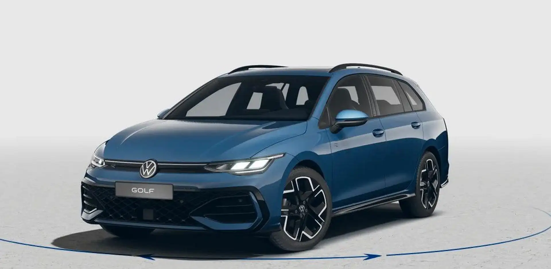 Volkswagen Golf VIII 1.5eTSI R-Line Pano18" 360 ACC AHK Bleu - 1