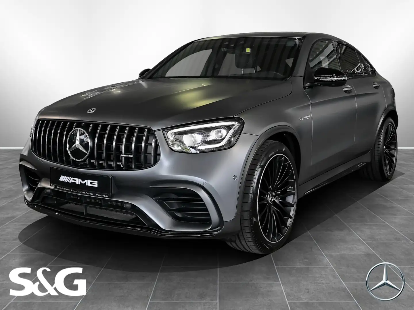 Mercedes-Benz GLC 63 AMG 4M+ Coupé Chrom+ESHD+Business+Nightpk Gris - 1