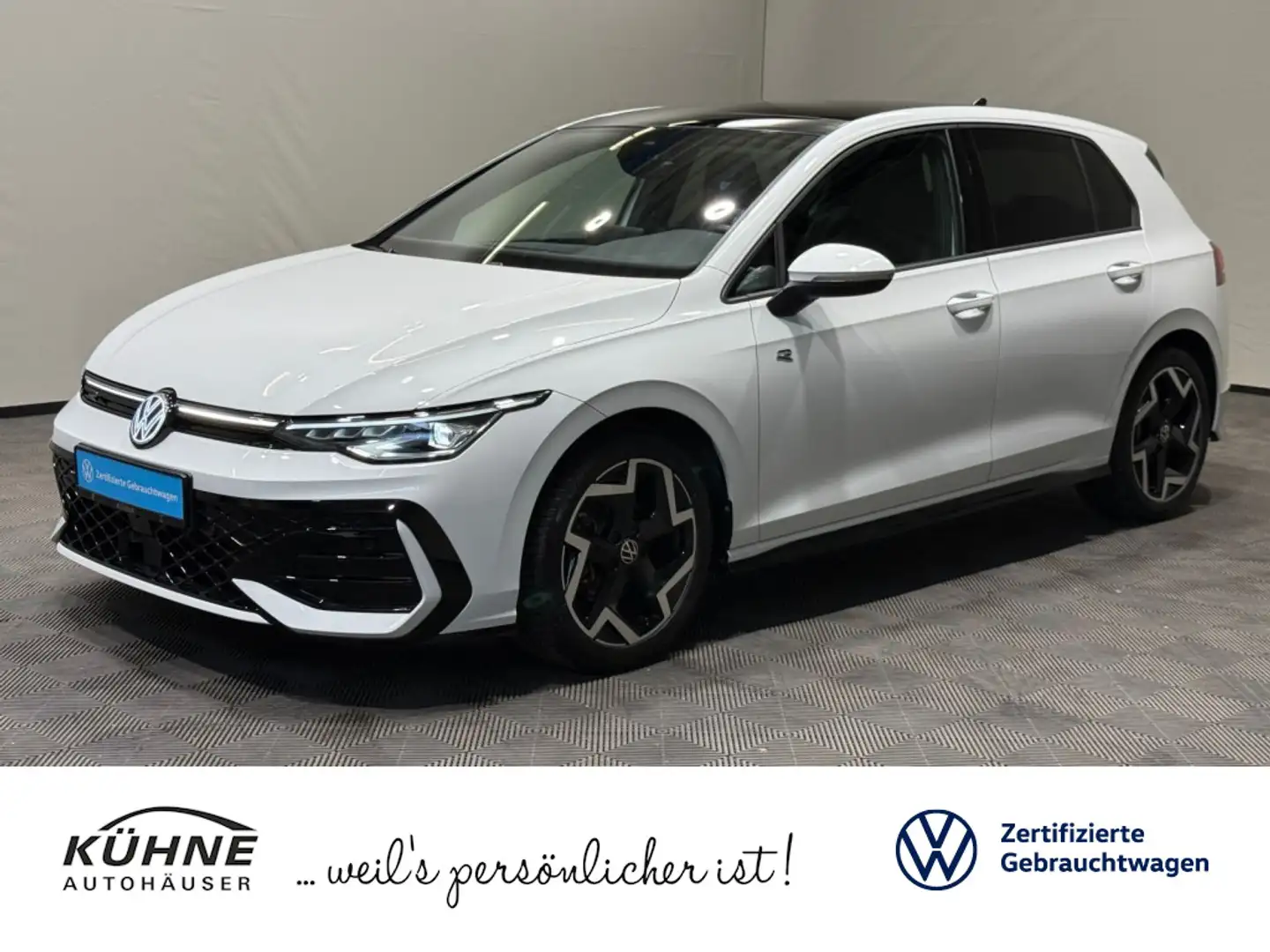 Volkswagen Golf R-Line 1.5 eTSI DSG | LED+ NAVI PANO KAMERA Weiß - 1