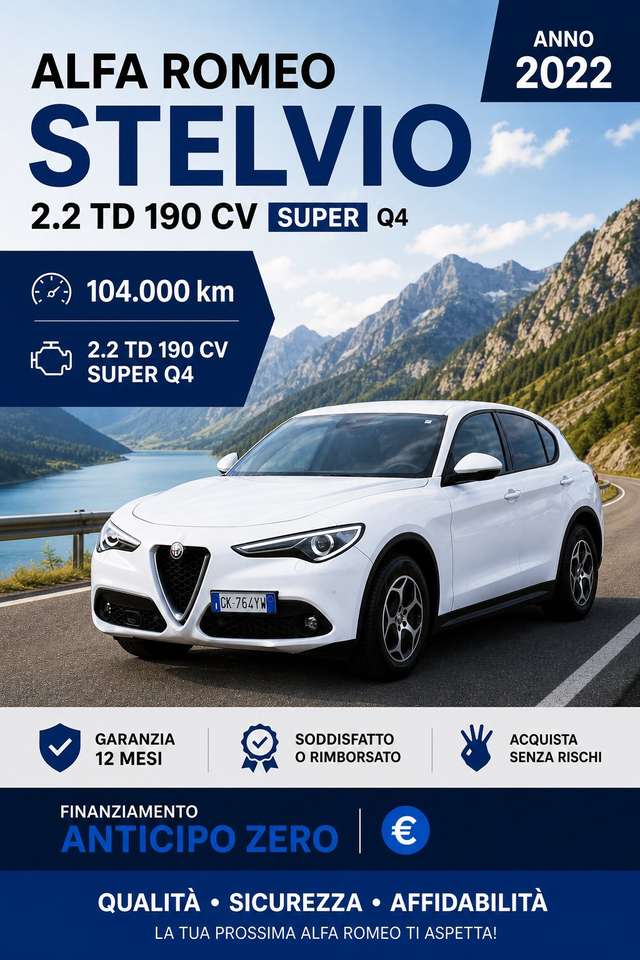Alfa Romeo Stelvio 2022 2.2 t Super Q4 190cv auto