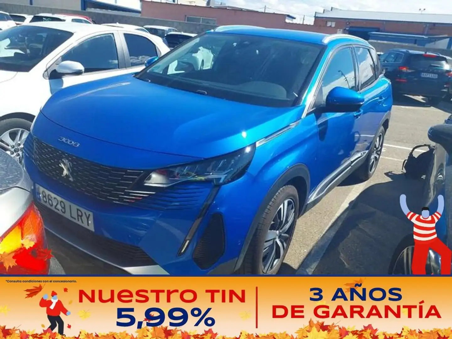 Peugeot 3008 1.5 BlueHDi 96kW S&S Allure Pack EAT8 Bleu - 1
