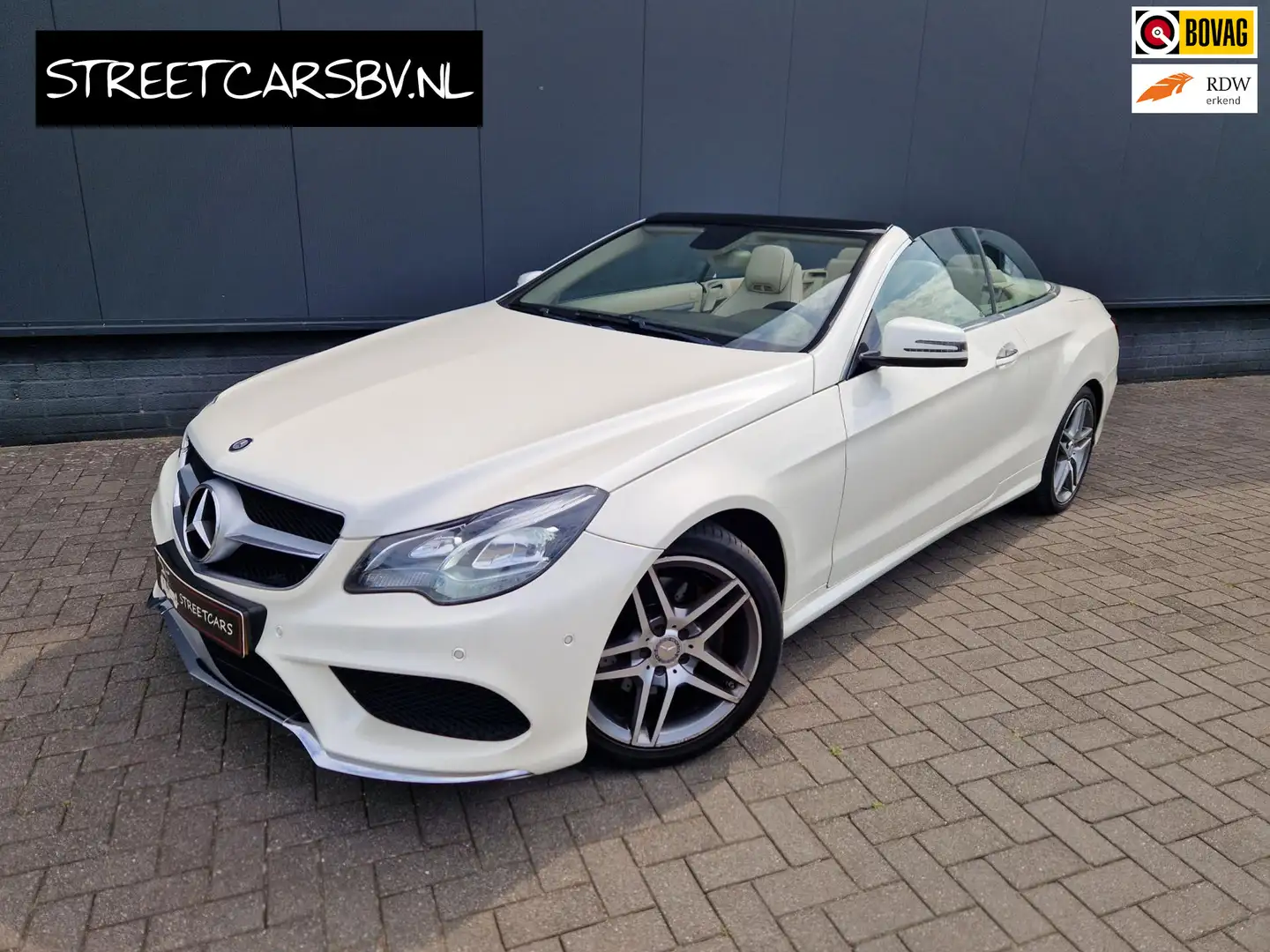 Mercedes-Benz E 200 Cabrio AMG Blanc - 1