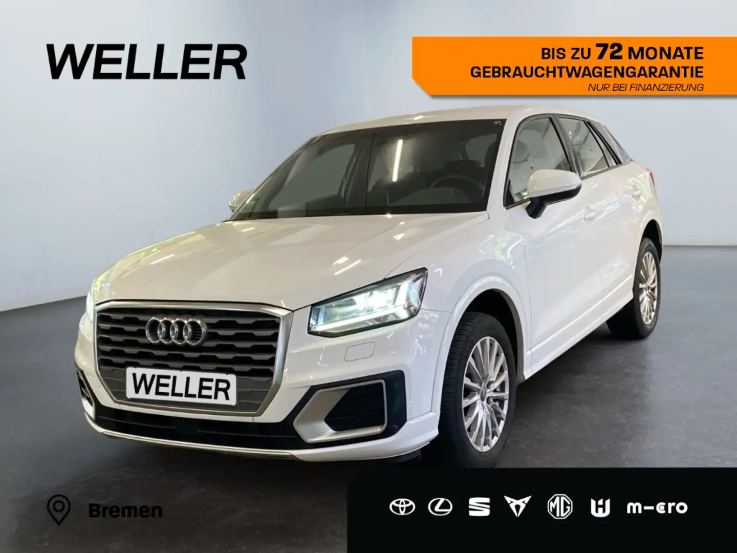 Audi Q2 30 TFSI S tronic design *LED*CAM*Navi*el Heck* Wit - 1