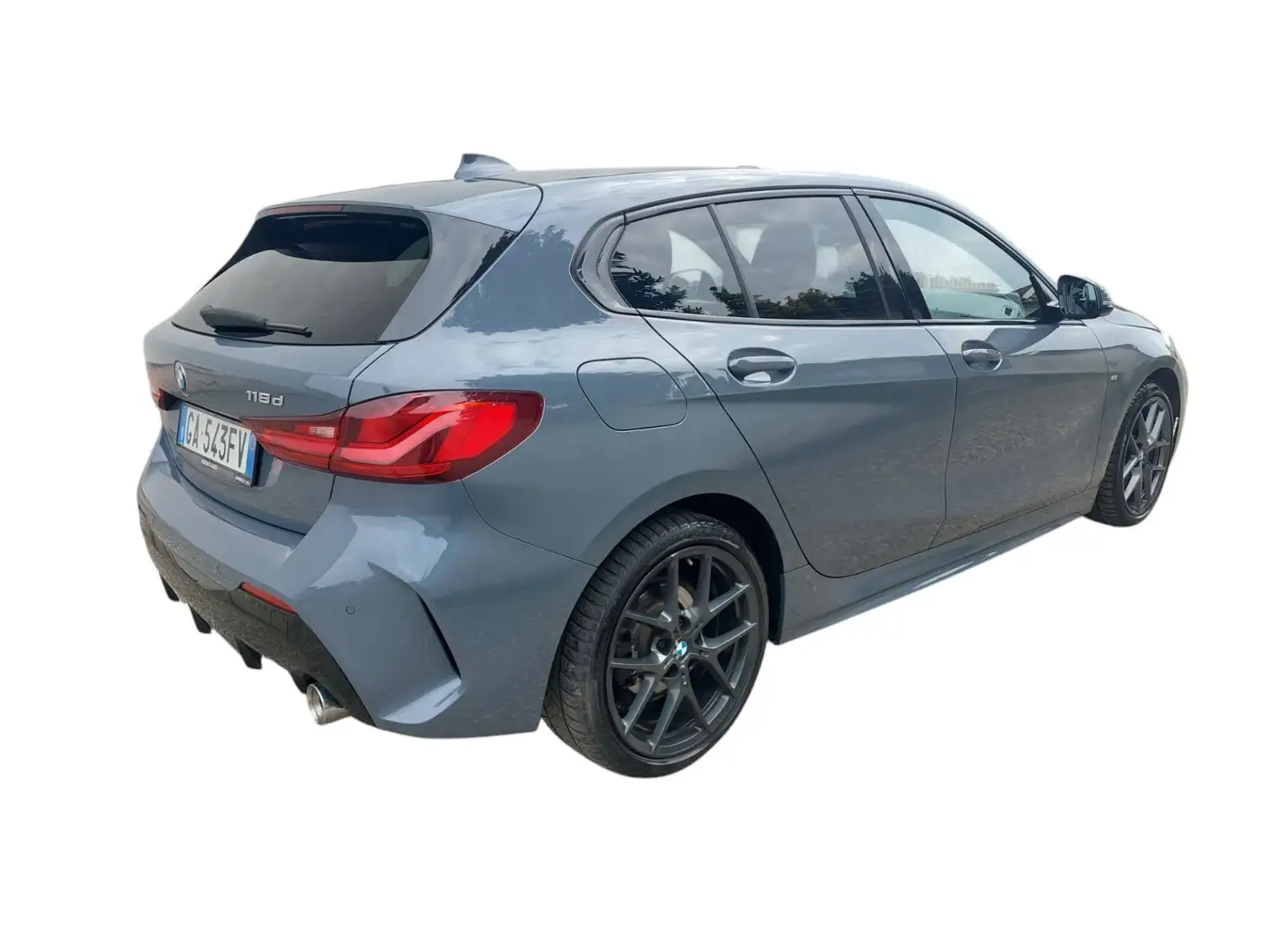 BMW 118 d Msport Auto. *KM CERTIFICATI* Gris - 2