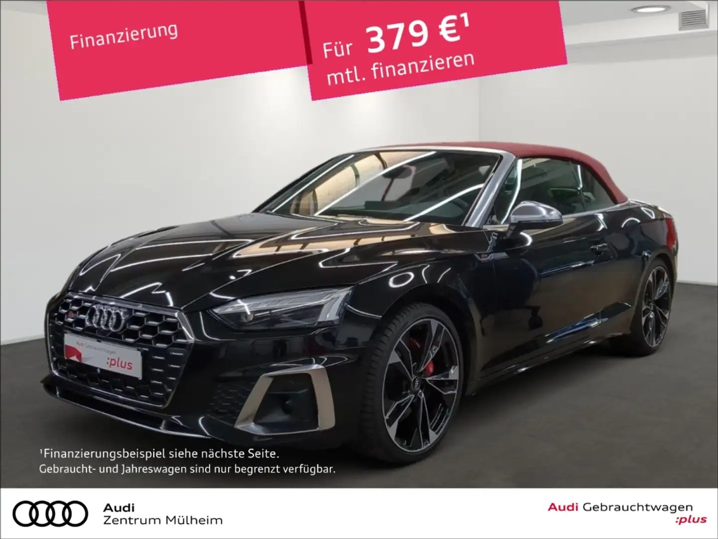 Audi S5 Cabriolet 3.0 TFSI quattro Navi LED virtual Plus Чорний - 1