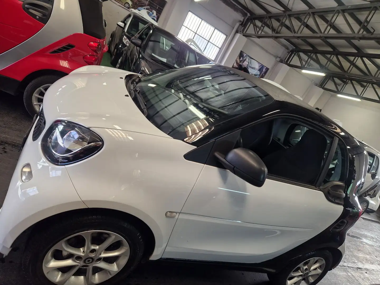 smart forTwo automatica 2017 solo 46000km full garanzia Bianco - 1