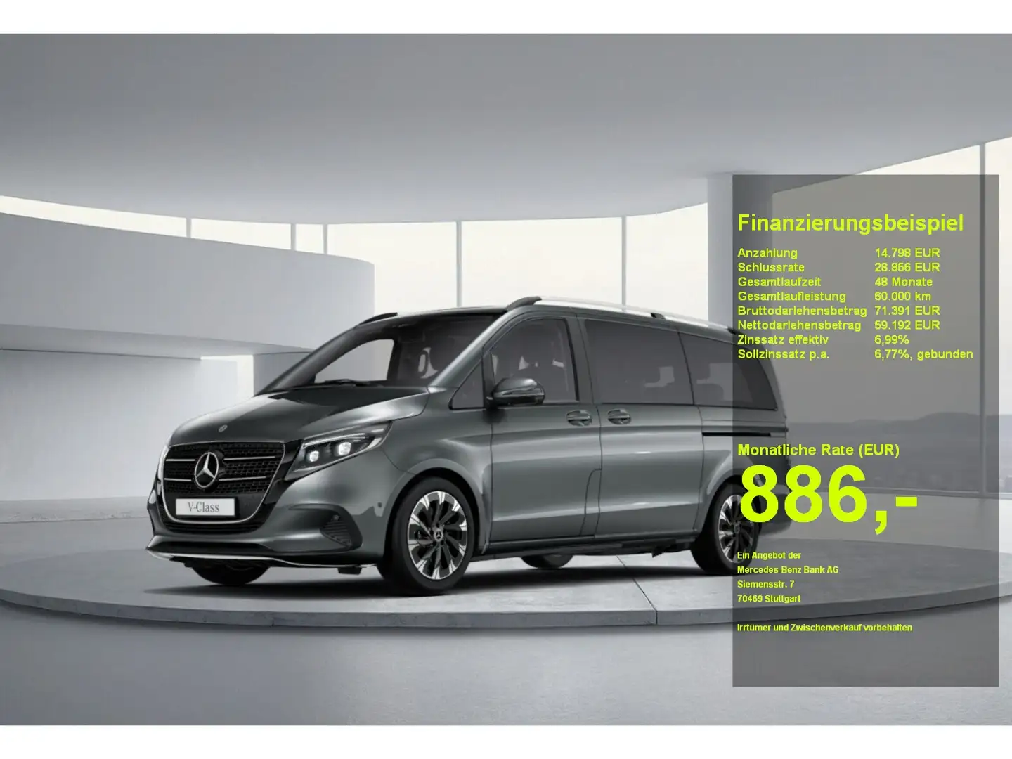 Mercedes-Benz V 250 d 4MATIC STYLE Lang +MBUX+AHK+360°+NAVI Gris - 1