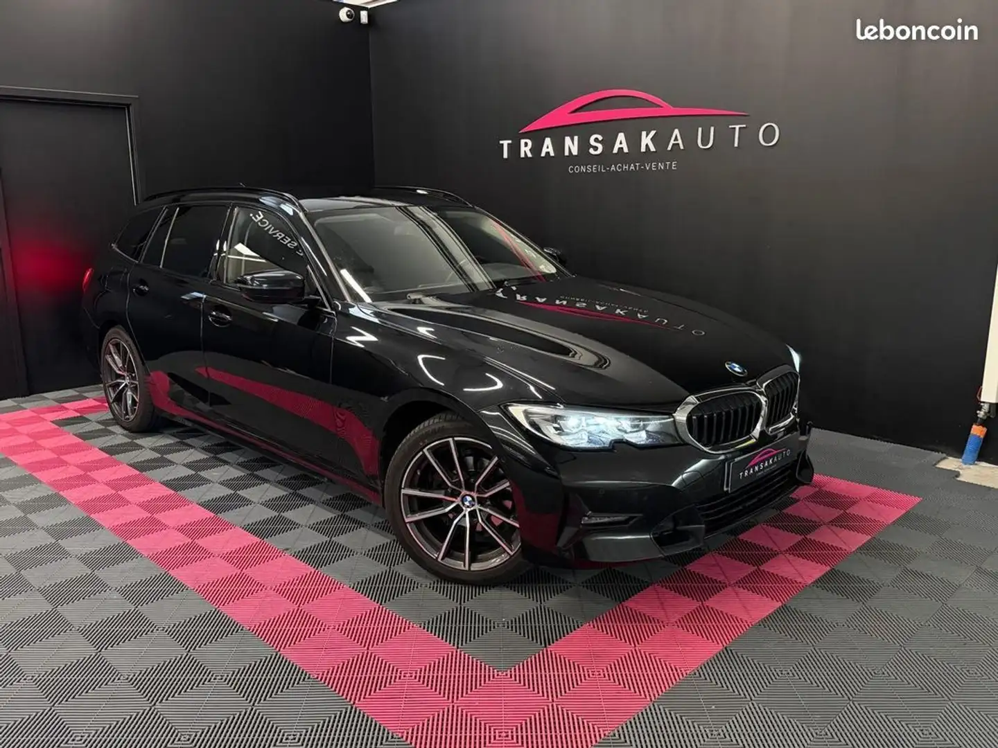 BMW 318 Touring SERIE G21 318d 150ch BVA8 Edition Sport SUIVI COMPLET DEUXIÈME MAIN Noir - 1