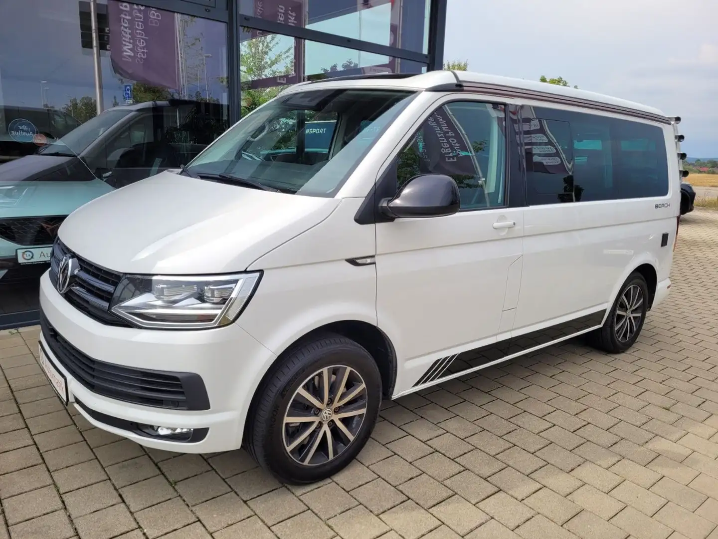 Volkswagen T6 Multivan T6 TDI DSG California Beach Edition m. AHK Blanc - 2