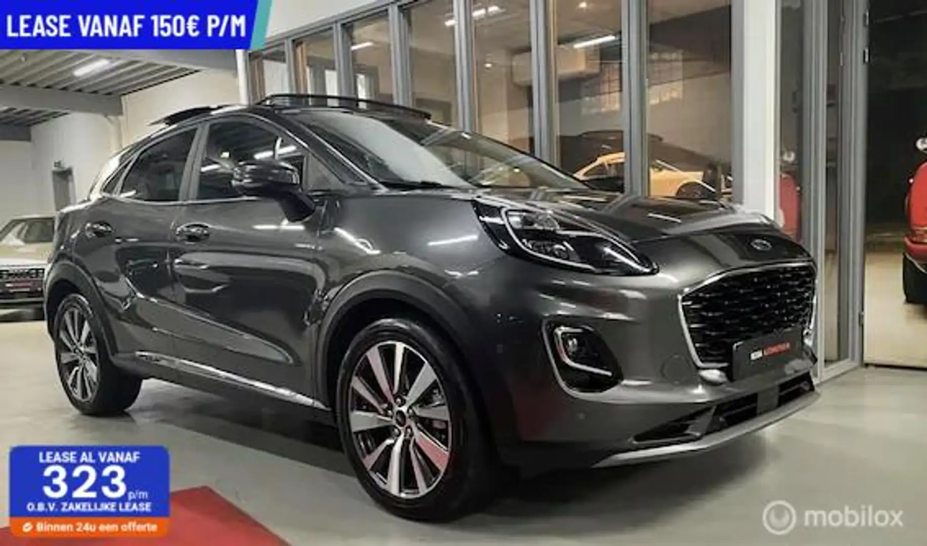 Ford Puma 1.0 EcoBoost AUTOMAAT PANO LED CAMERA LEER MASSAGE Grau - 1