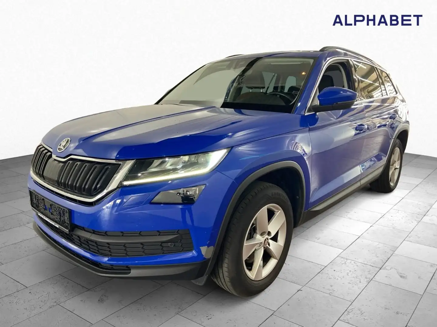 Skoda Kodiaq 2.0 TDI Ambition AHK Navi LED AUT PDC Blau - 1