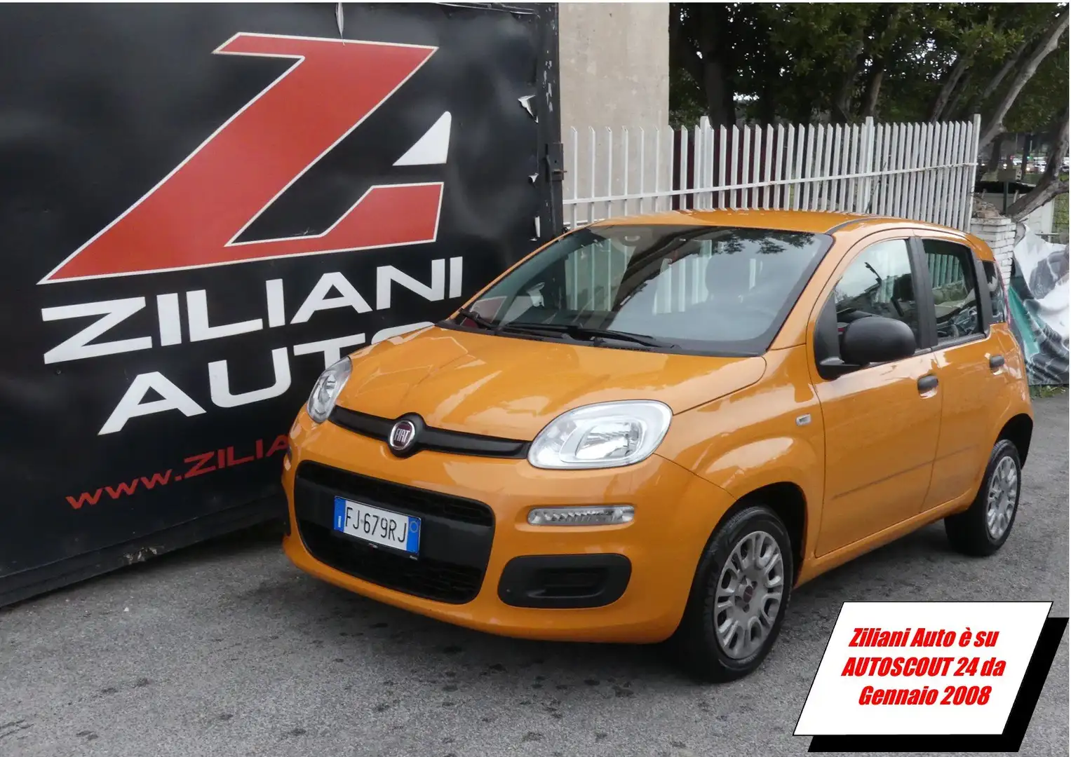 Fiat Panda 1.3 mjt  ..5 POSTI..QUALSIASI PROVA Oranžová - 1