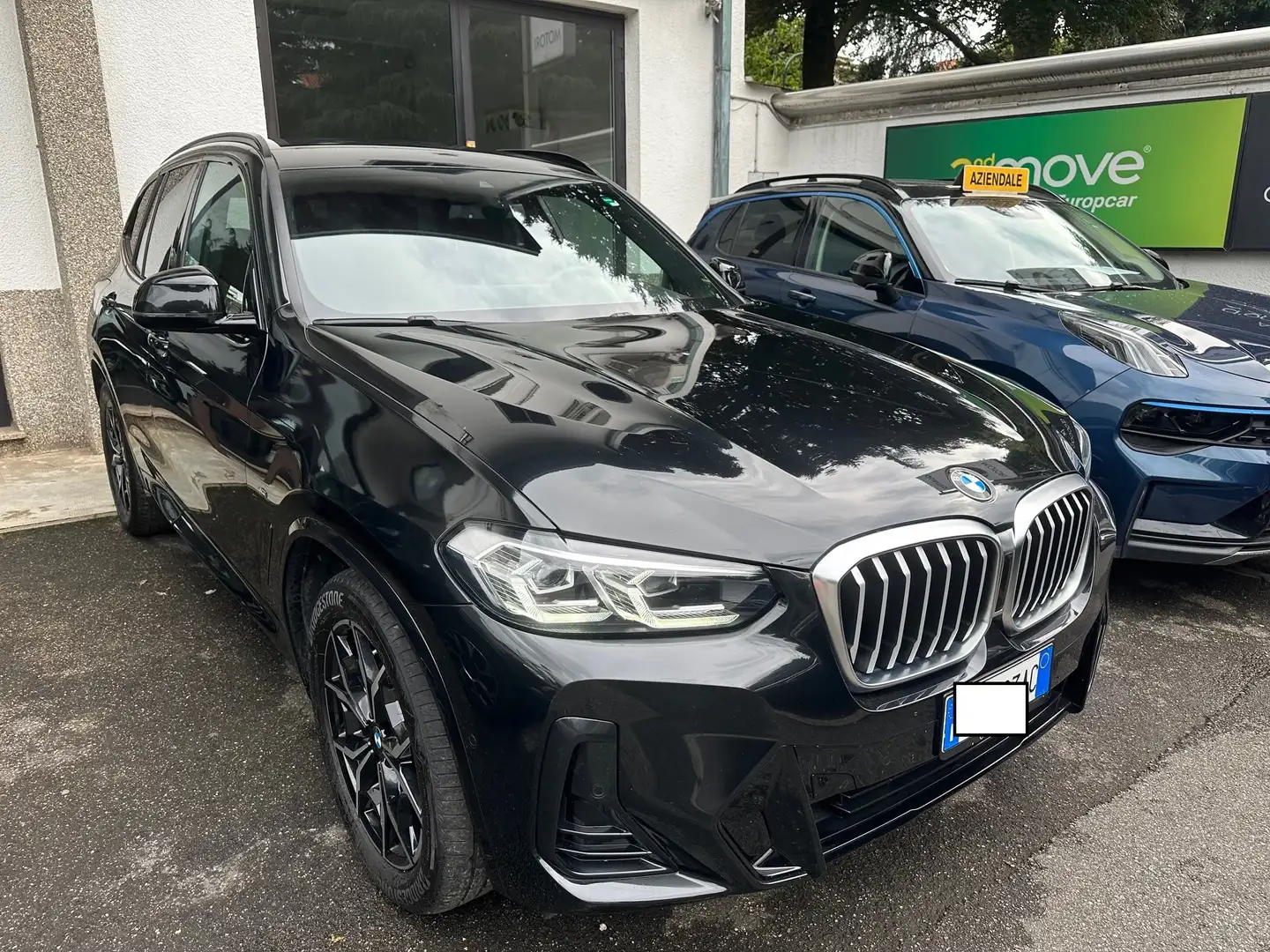 BMW X3 xdrive20d mhev 48V Msport auto Nero - 2