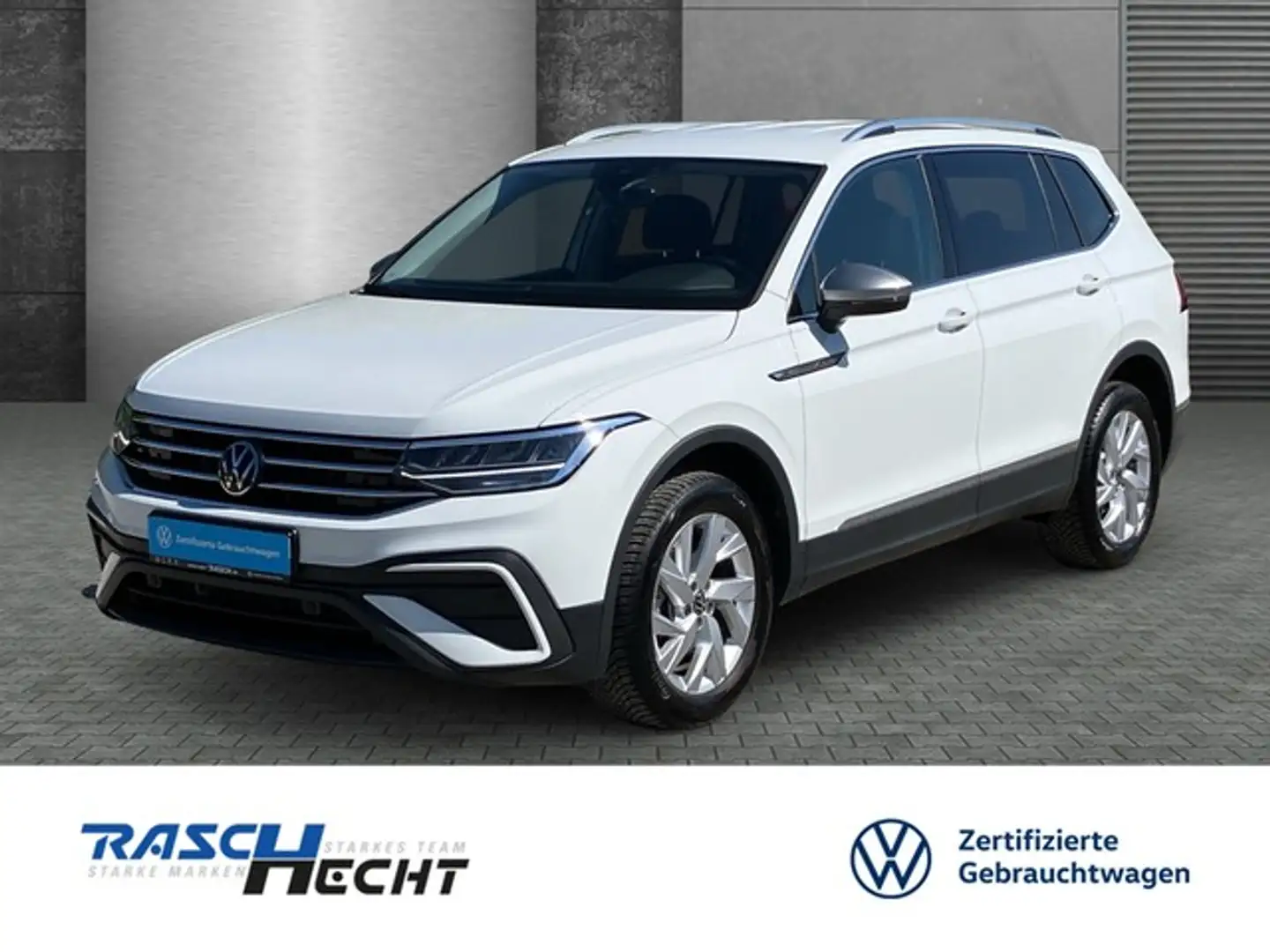 Volkswagen Tiguan Allspace Life 2.0 TDI DSG*AHK*LED*NAVI* Weiß - 1