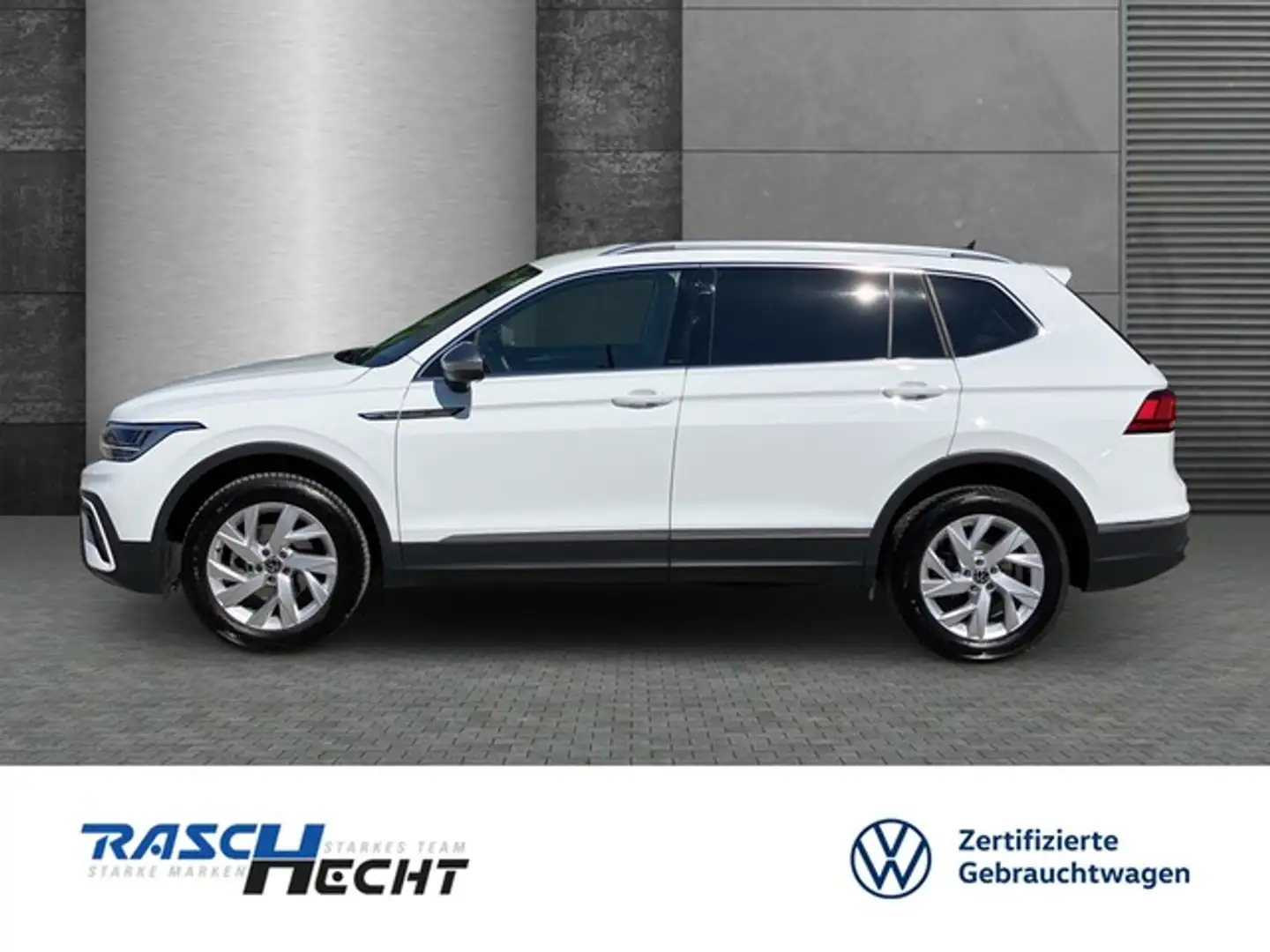 Volkswagen Tiguan Allspace Life 2.0 TDI DSG*AHK*LED*NAVI* Weiß - 2