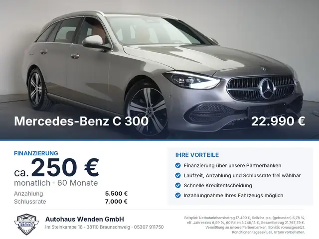 Mercedes-Benz C 300 d T 9G TRONIC Avantgarde Leder/Temp/Kamera
