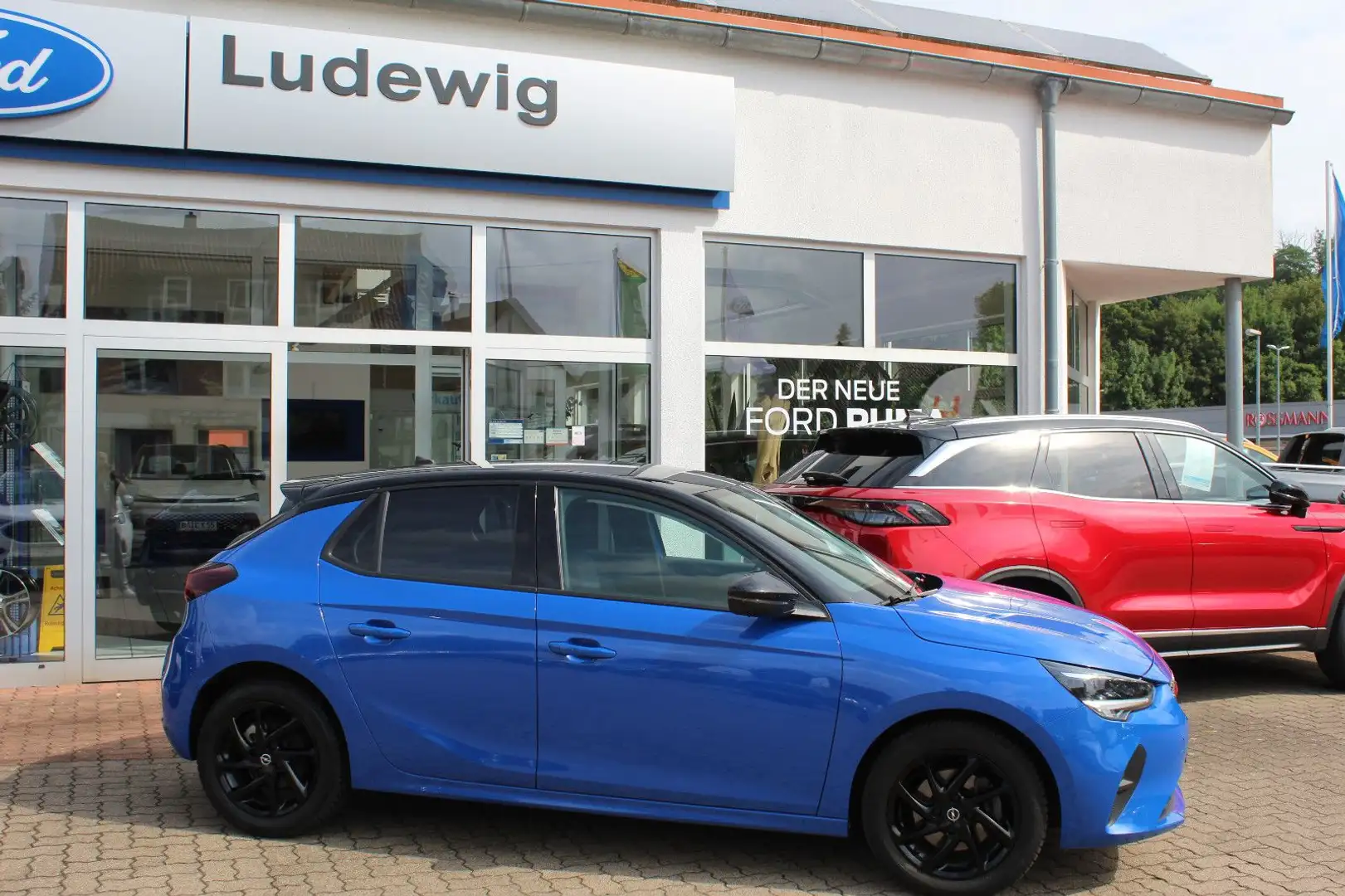 Opel Corsa F Edition LED Dach Schwarz Blau - 2