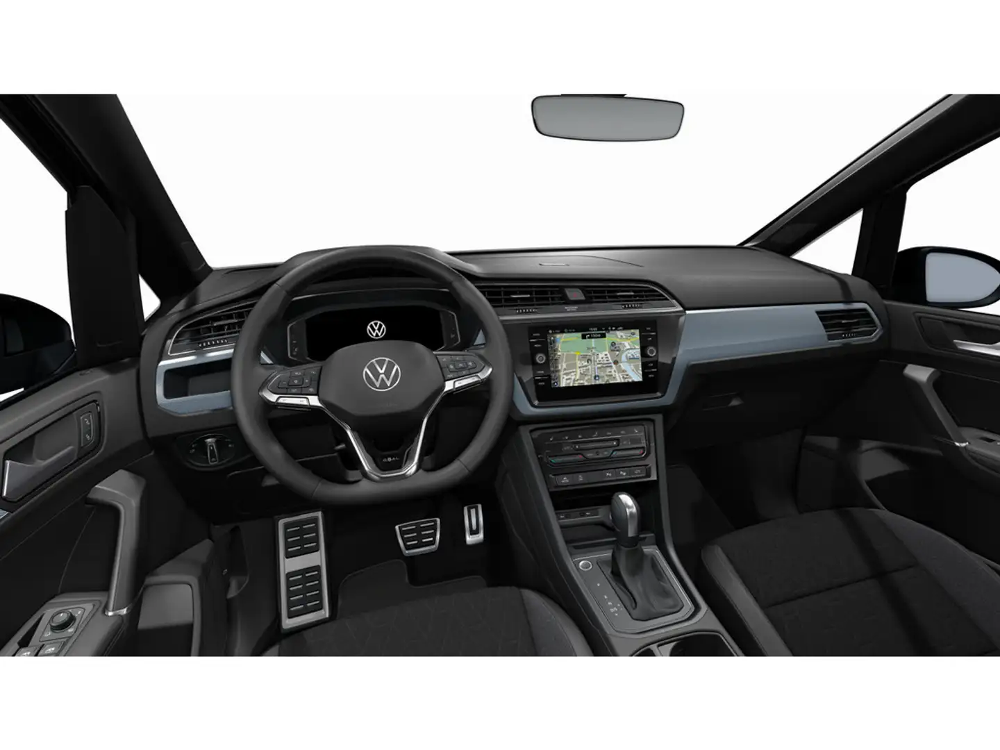 Volkswagen Touran 1.5 TSI Goal DSG,Navi,LED,AHK Schwarz - 2