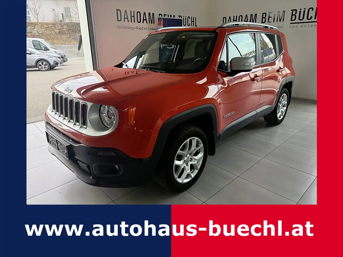 Jeep Renegade 2,0 MultiJet II 140 Limited AWD Orange - 1