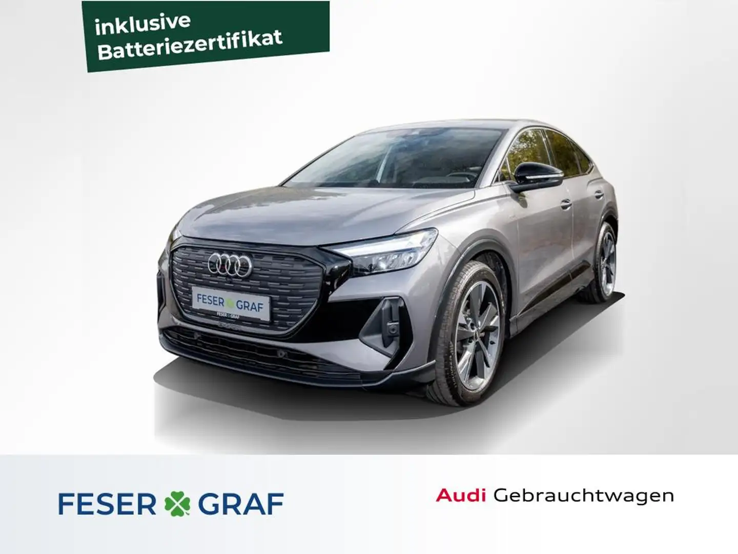 Audi Q4 e-tron Sportback 35 e-tron S Line/LED/ACC/Navi/Kamera Grau - 1