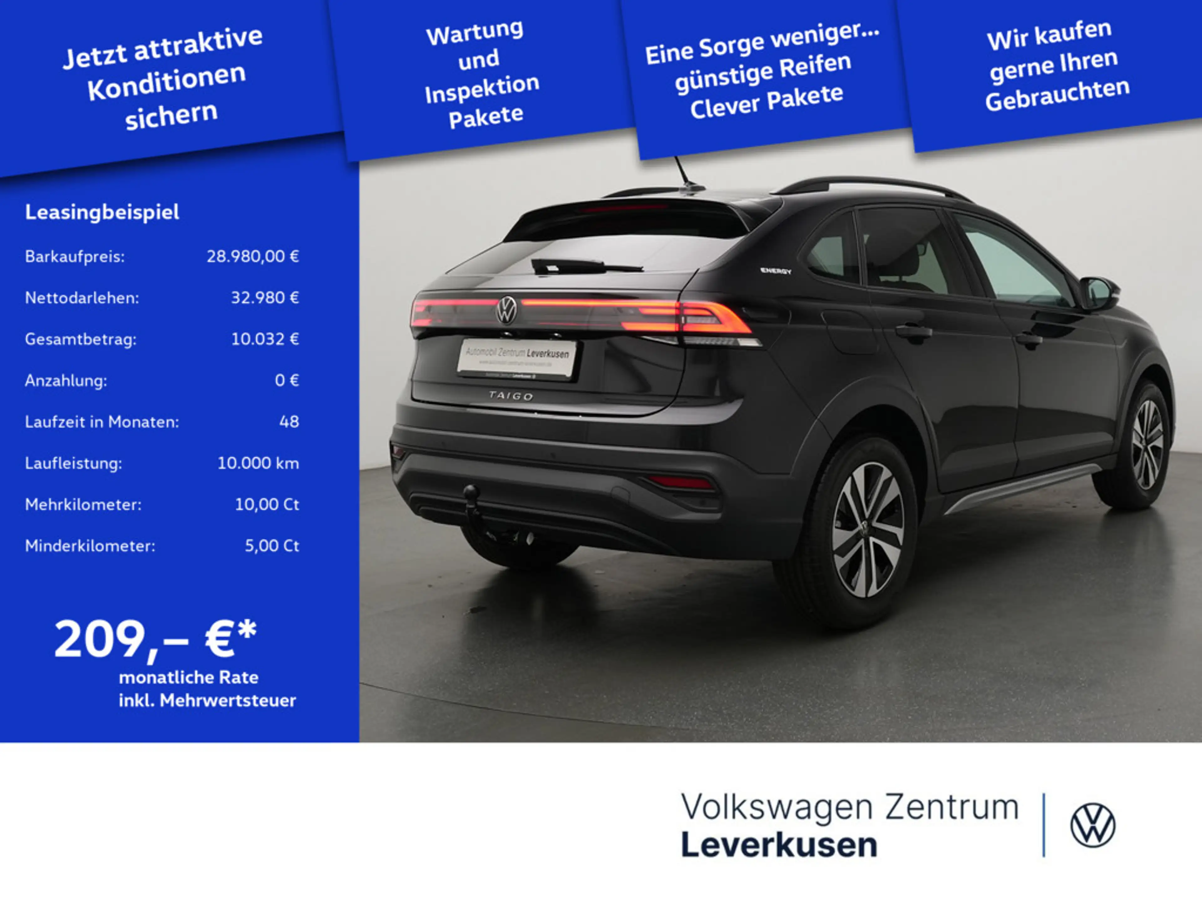 Volkswagen Taigo DSG Energy AHK LED KAM KEYLESS ACC PDC — photo 2