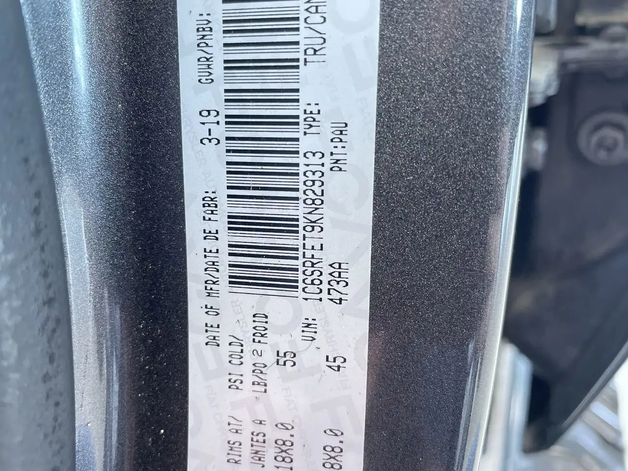 RAM 1500 снимка RAM 1500