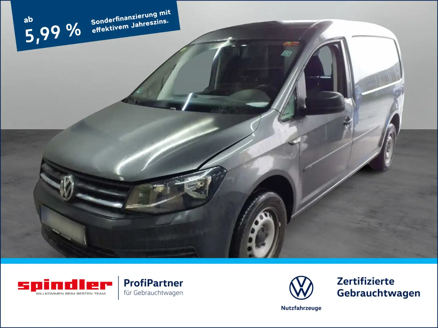 Volkswagen Caddy / Navi, Klima, Heckflügeltüren Grau - 1