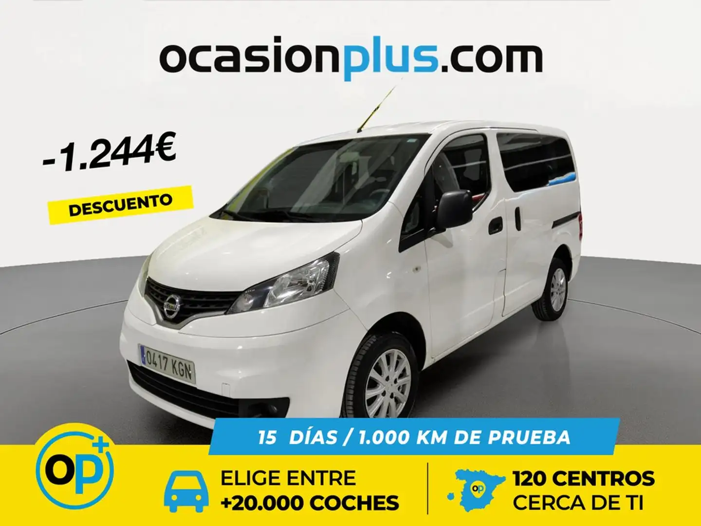Nissan NV200 Combi 5 1.5dCi A/C Gas Comfort Blanco - 1