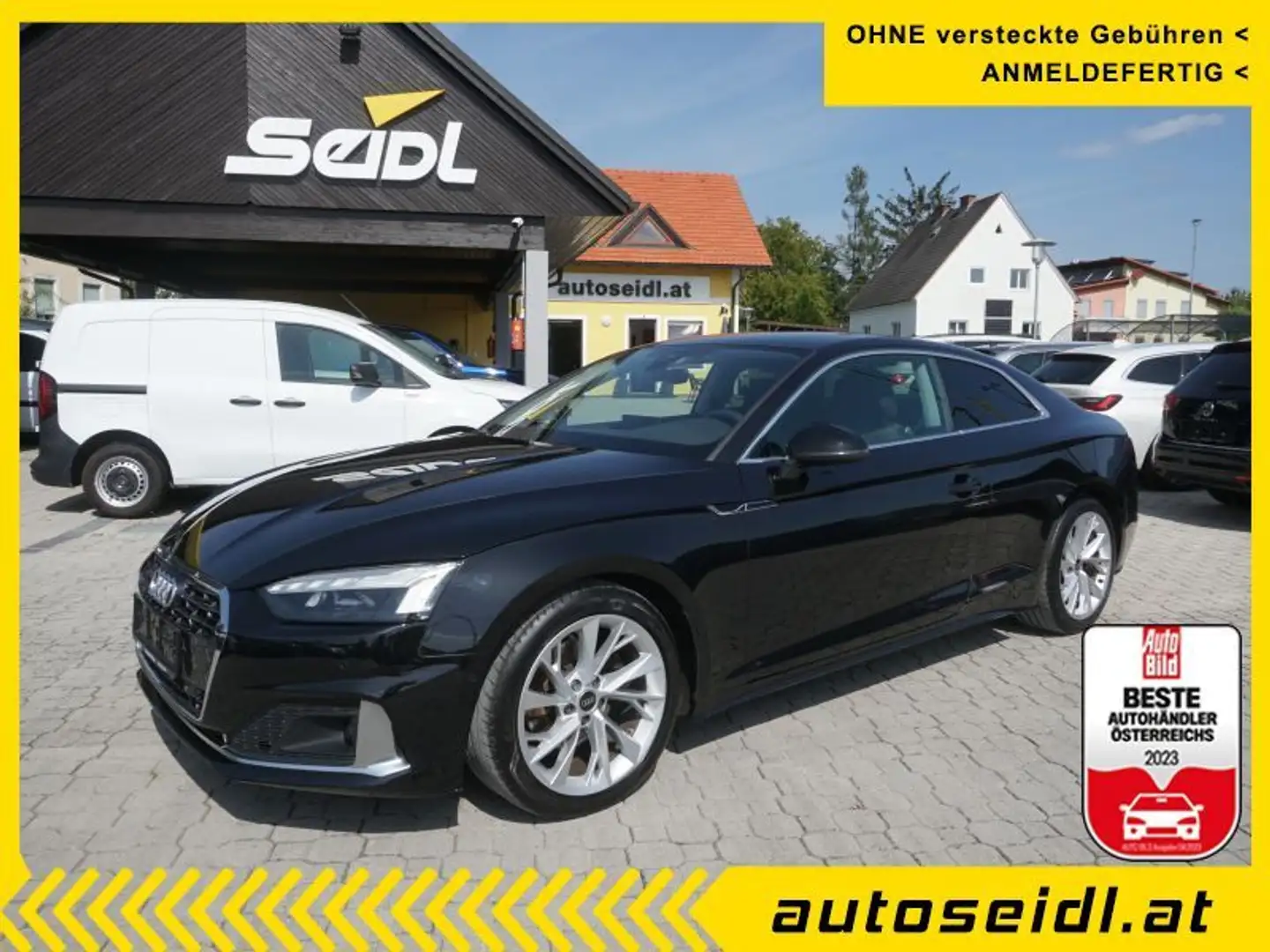 Audi A5 Coupé 30 TDI advanced S-tronic *2022er+VIRTUAL+MA Schwarz - 1