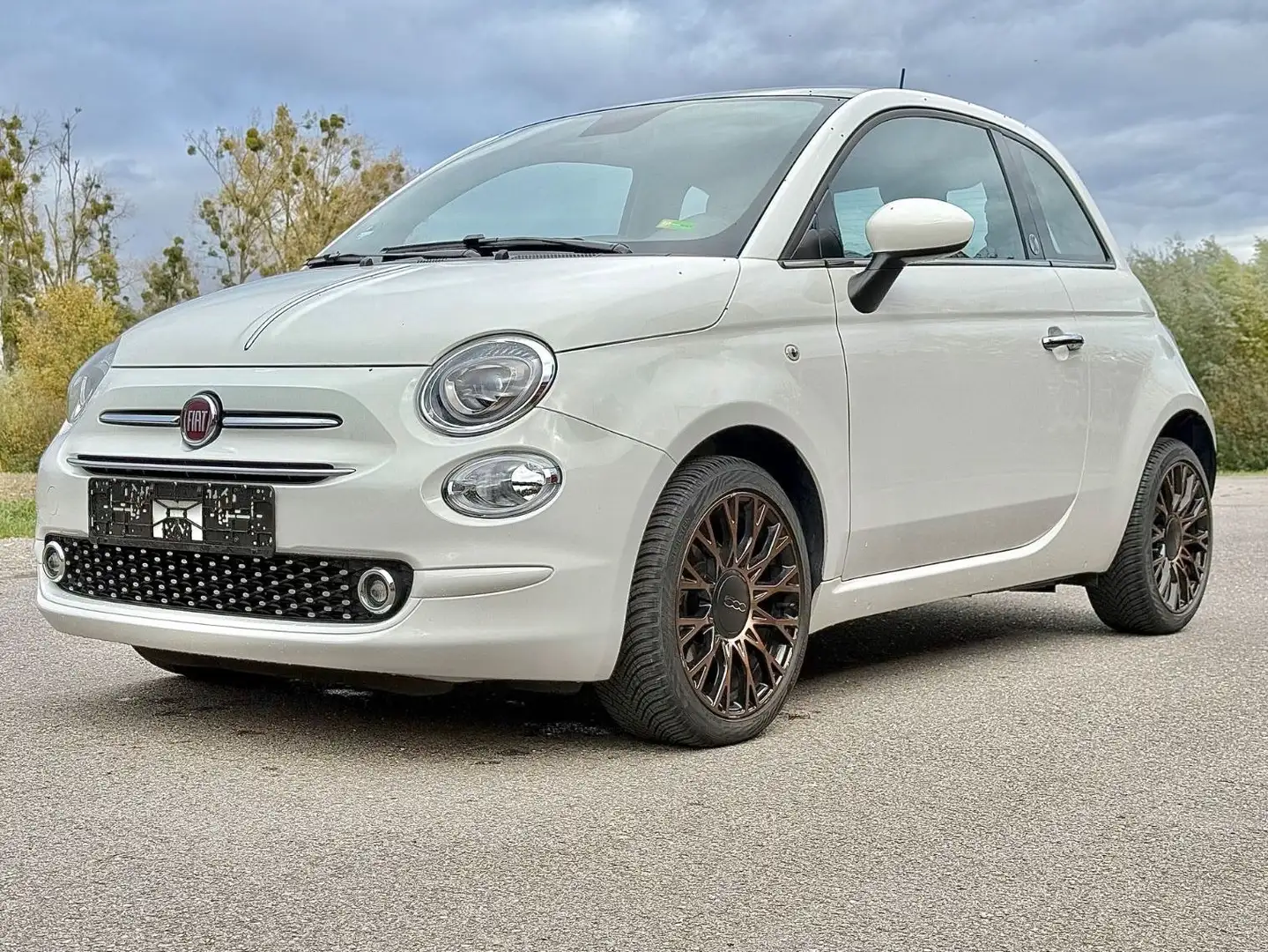 Fiat 500 *KLIMA-AUTO*DIGITALTACHO*NAVI*PDC Weiß - 1