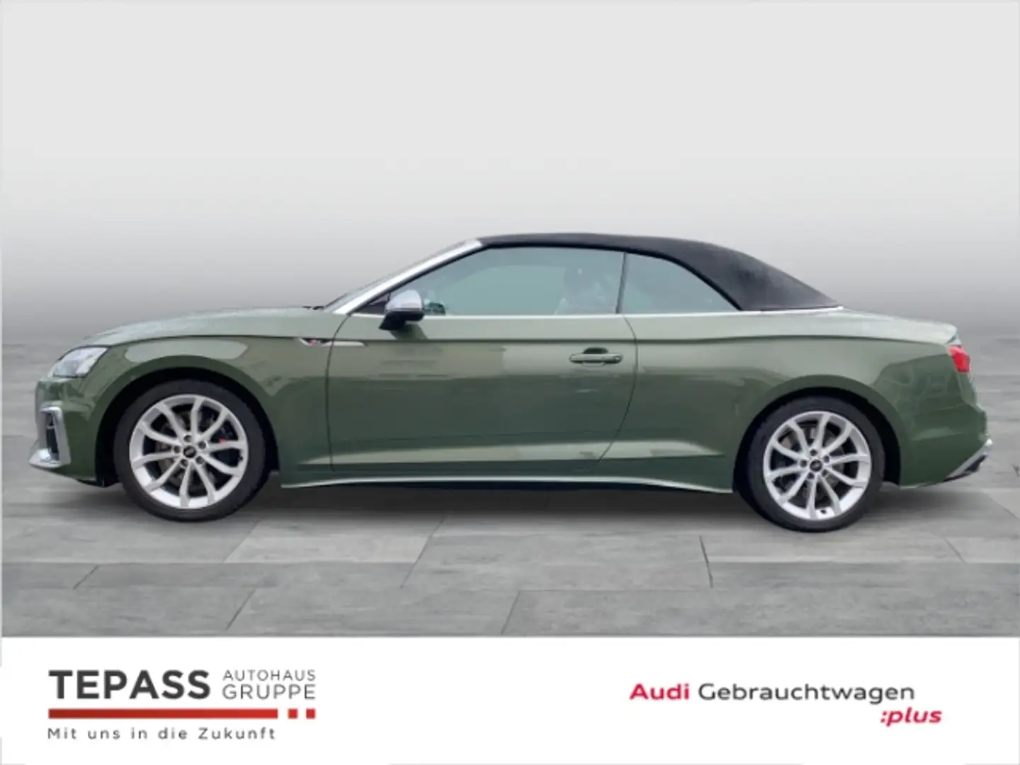 Audi S5 Cabriolet 3.0 TFSI QUATTRO NAVI AHK LEDER B&O HUD Verde - 2