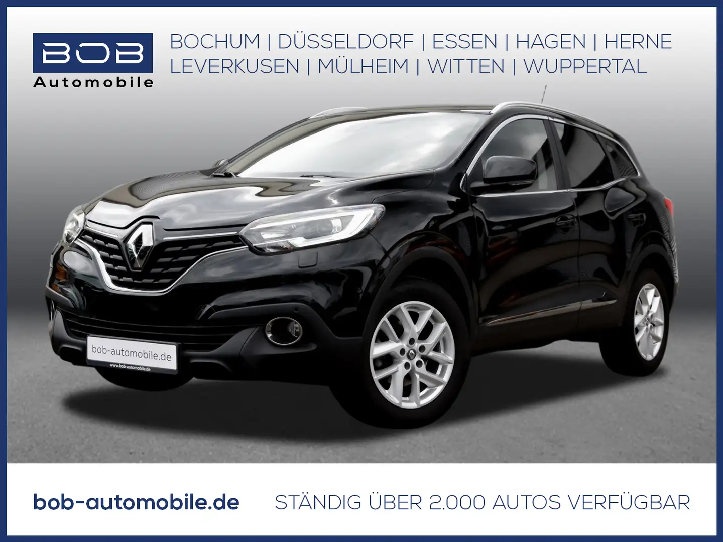 Renault Kadjar TCe 130 Collection ENERGY NAVI SHZ PDC Zwart - 1