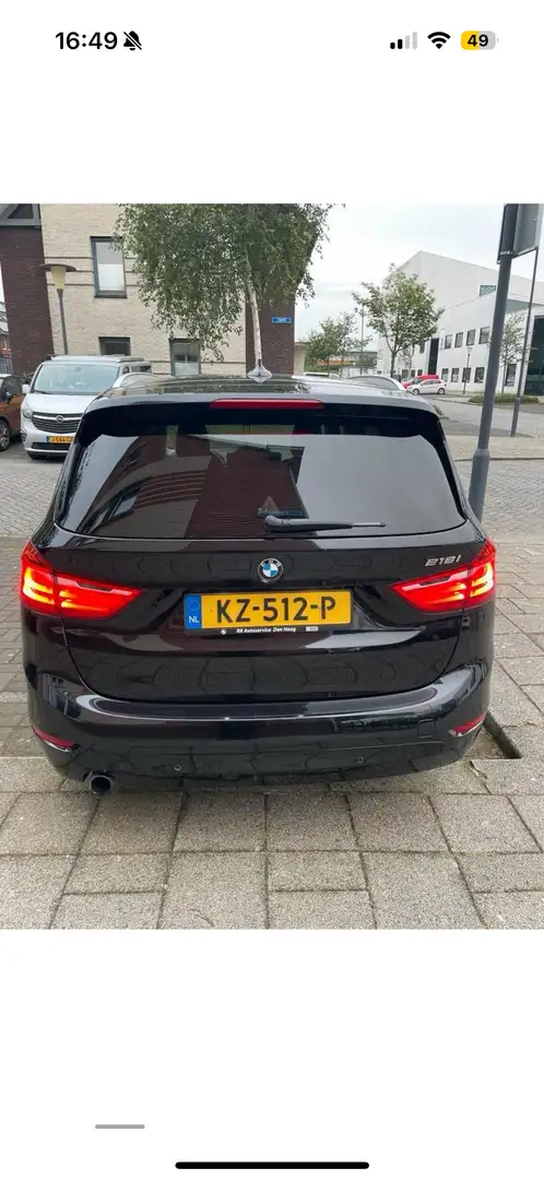 BMW 218 2 serie Gran Tourer aut 7p. Zwart - 2