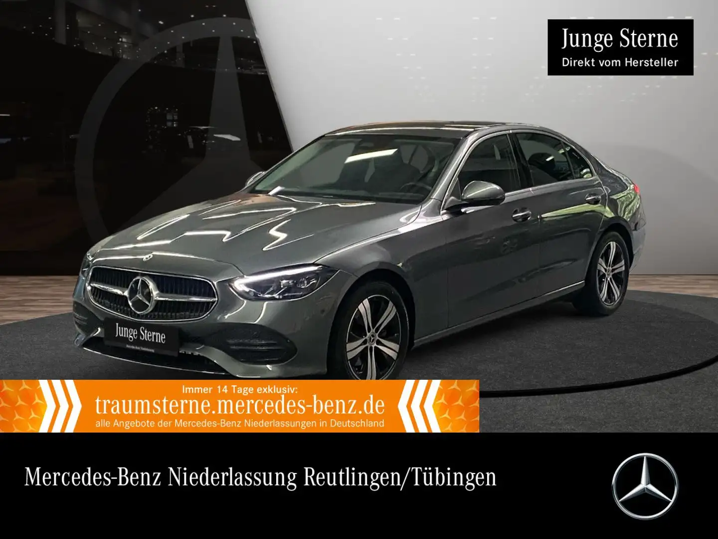 Mercedes-Benz C 180 AVANTG+360+AHK+LED+KEYLESS+9G Grau - 1
