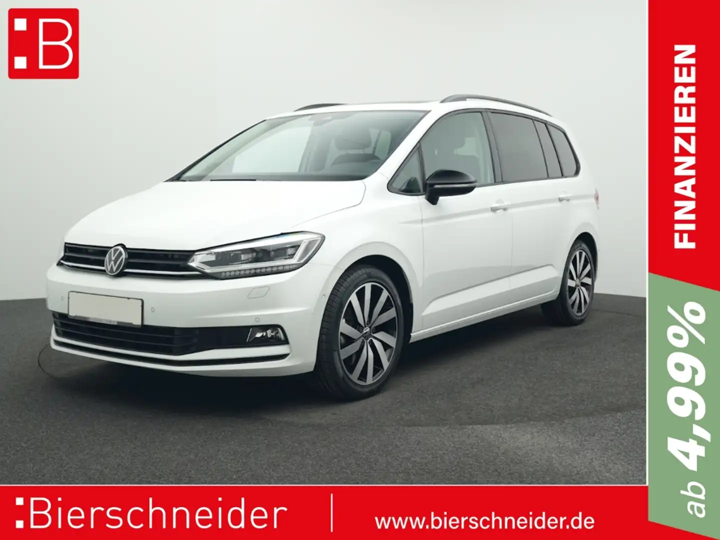 Volkswagen Touran 2.0 TDI DSG Highline BLACK-STYLE 7-S. AHK STANDHZ Weiß - 1