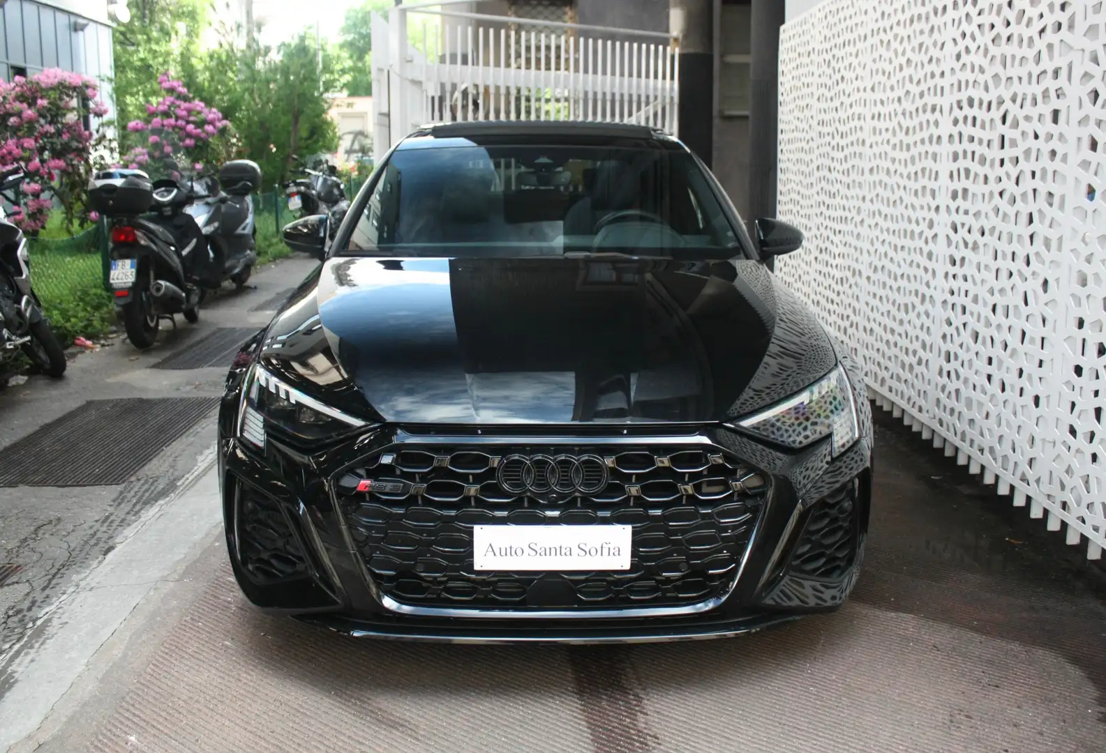 Audi RS3 SPB Tetto-Matrix-Scarico-Total Black-ADAS-Italiana Negro - 2