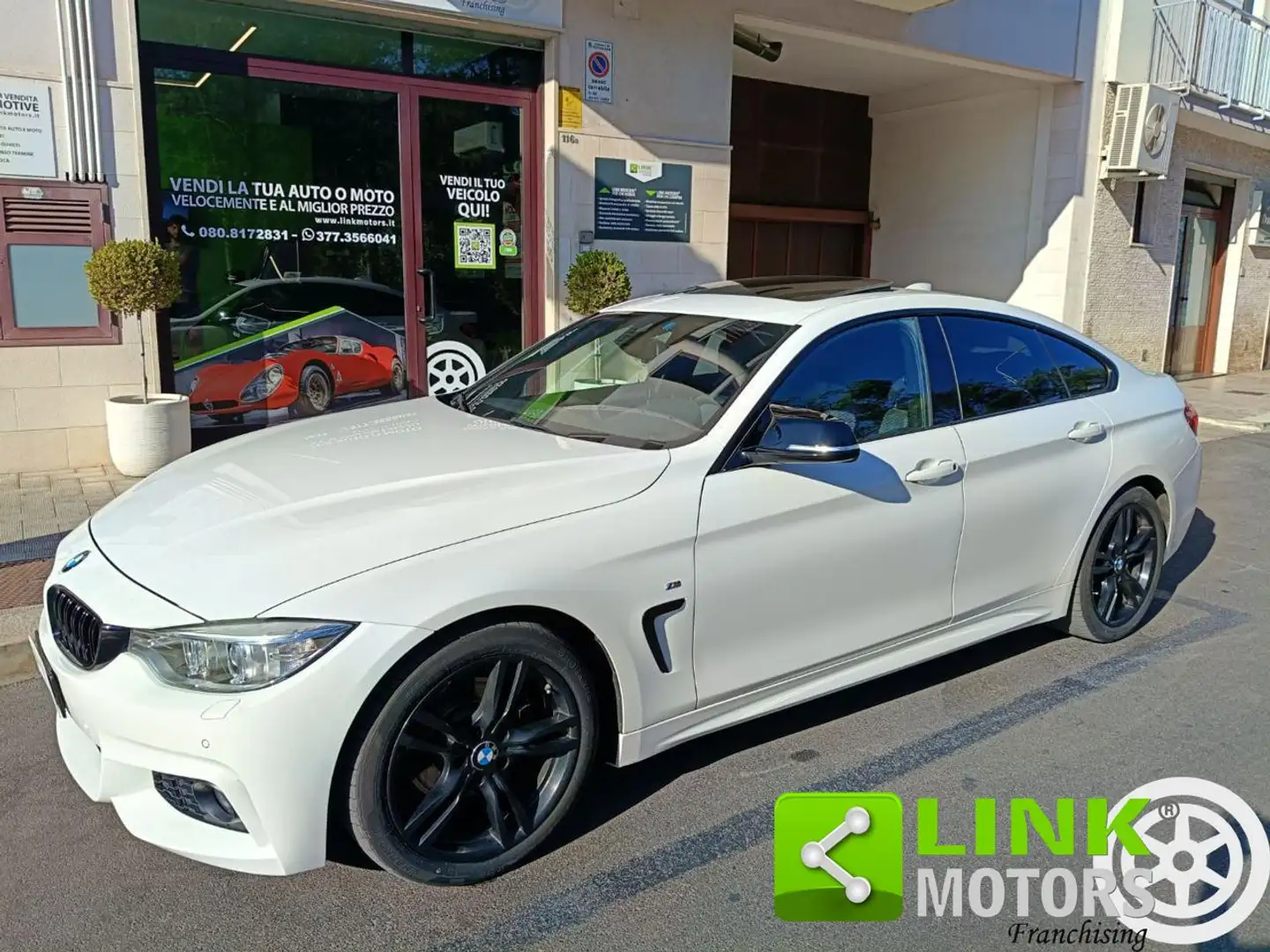 BMW 420 d Gran Coupé Msport Bianco - 1