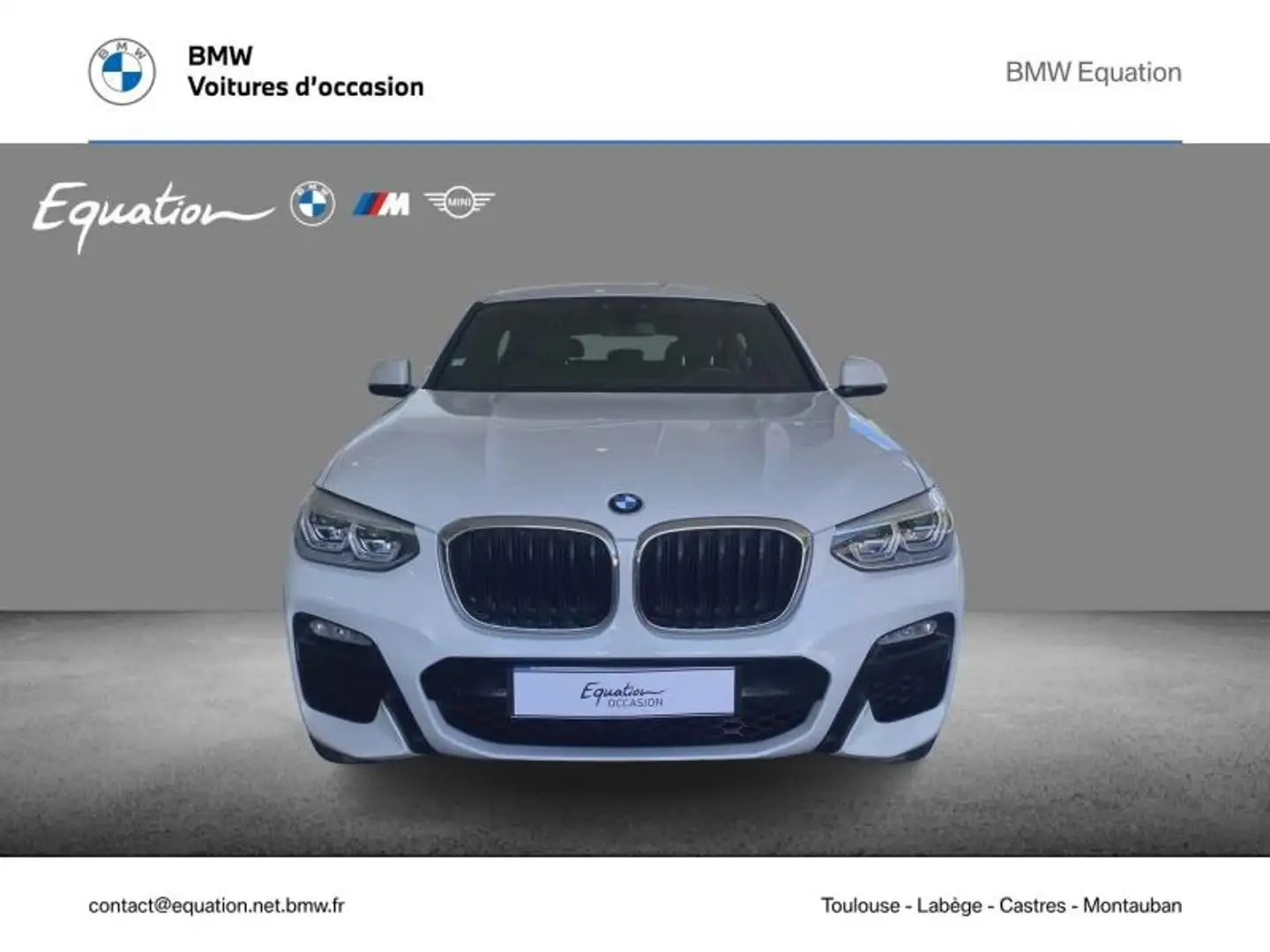 BMW X4 xDrive20d 190ch M Sport Euro6d-T Blanc - 2