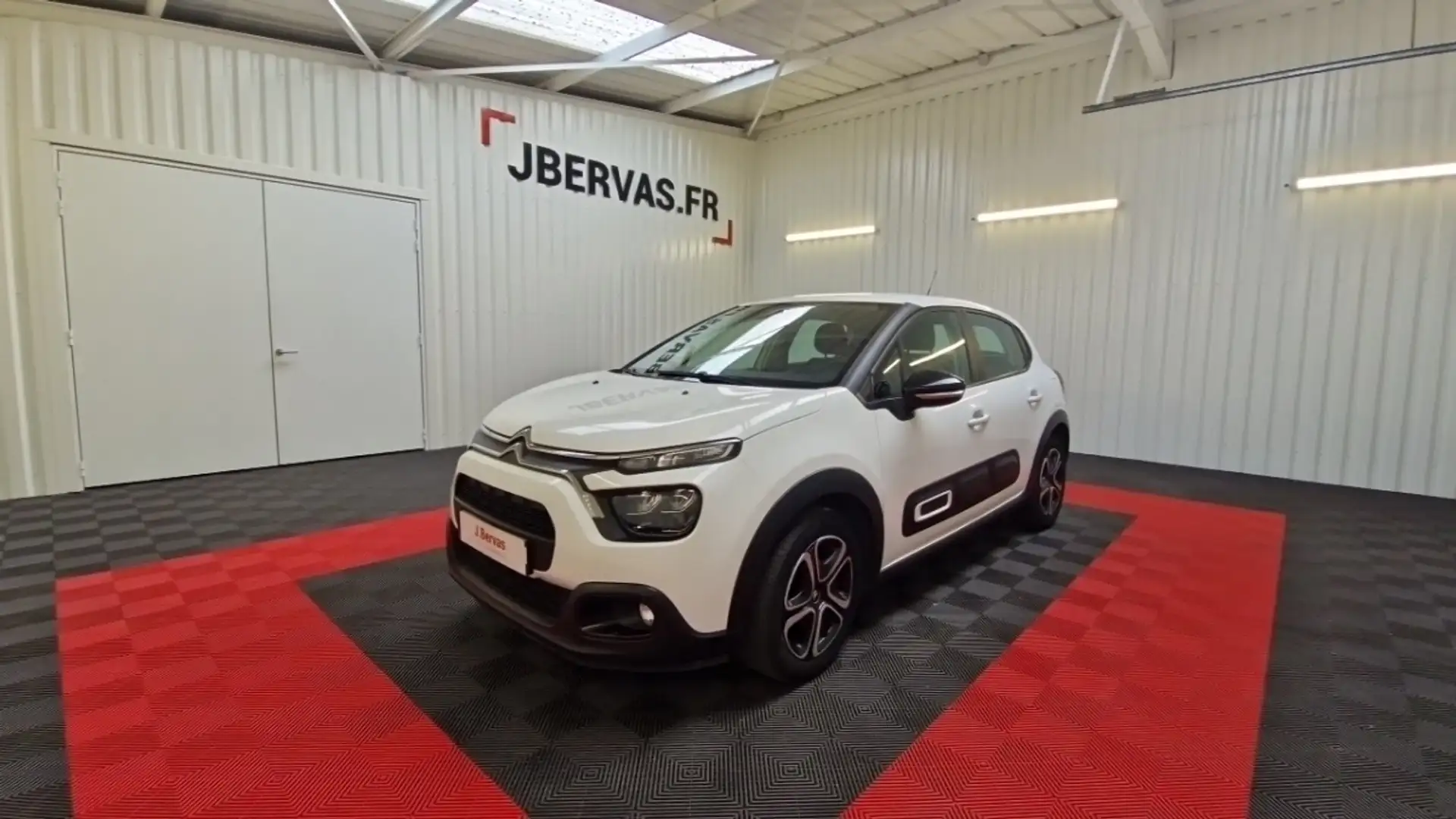 Citroen C3 Société PureTech 83 S&amp;S BVM Feel Nav Blanc - 1