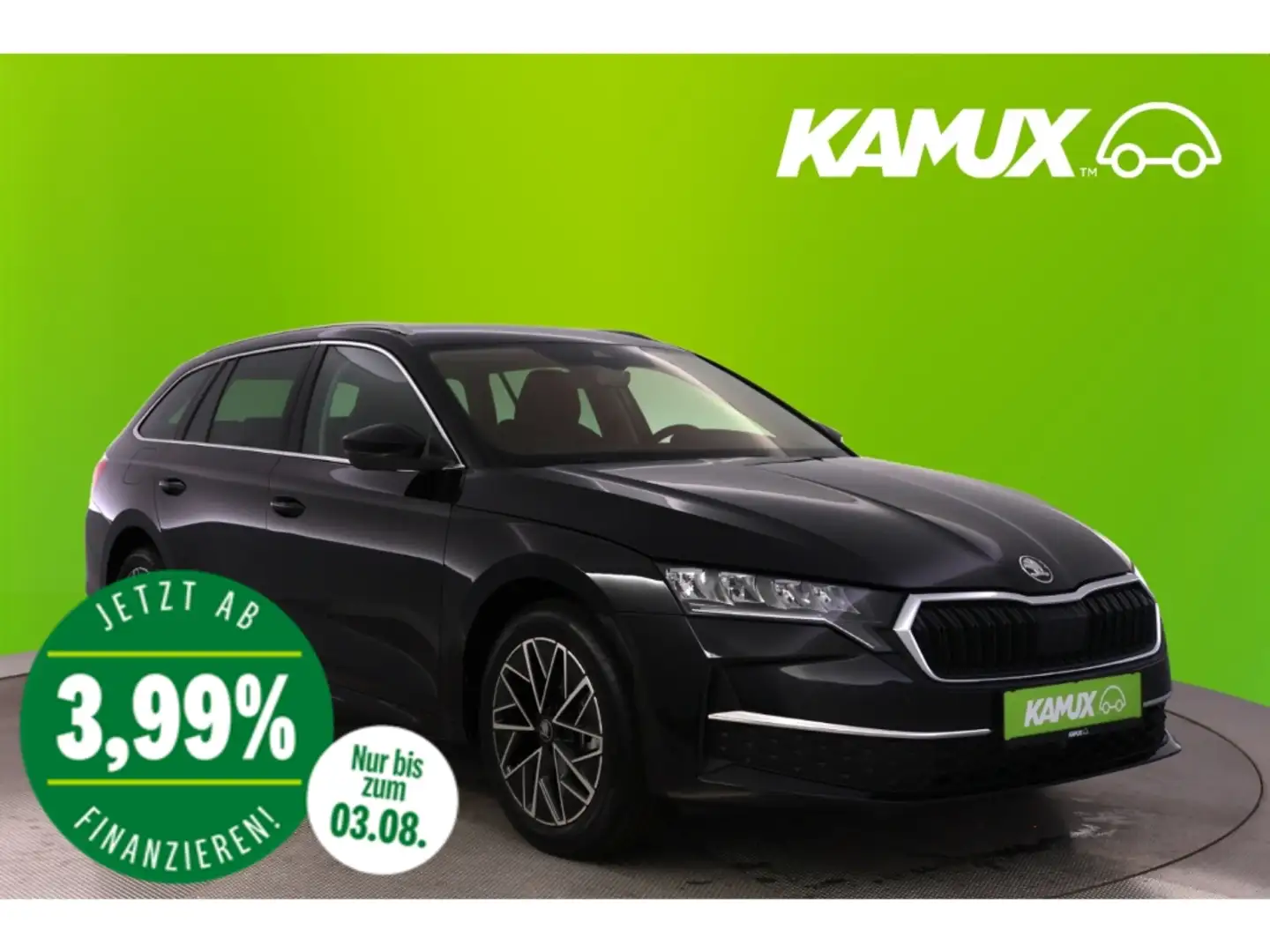 Skoda Octavia 1.5TSI Combi DSG Selection+LED+VIRTUAL+PDC Schwarz - 1