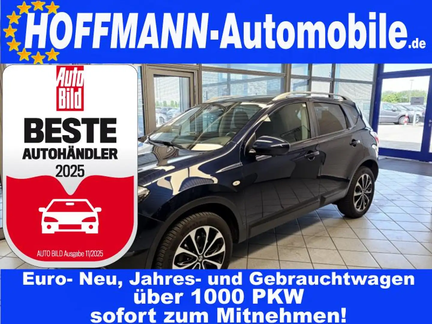 Nissan Qashqai Kamera,Sitzheizung,Panodach Modrá - 1