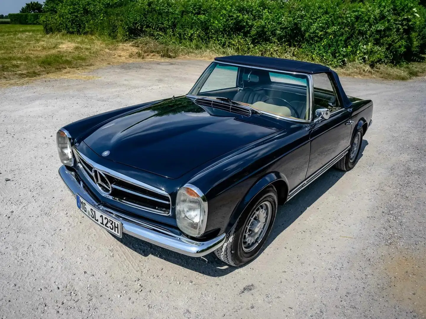 Mercedes-Benz 280 SL Pagode Automatik Deutsche Version Blau - 2