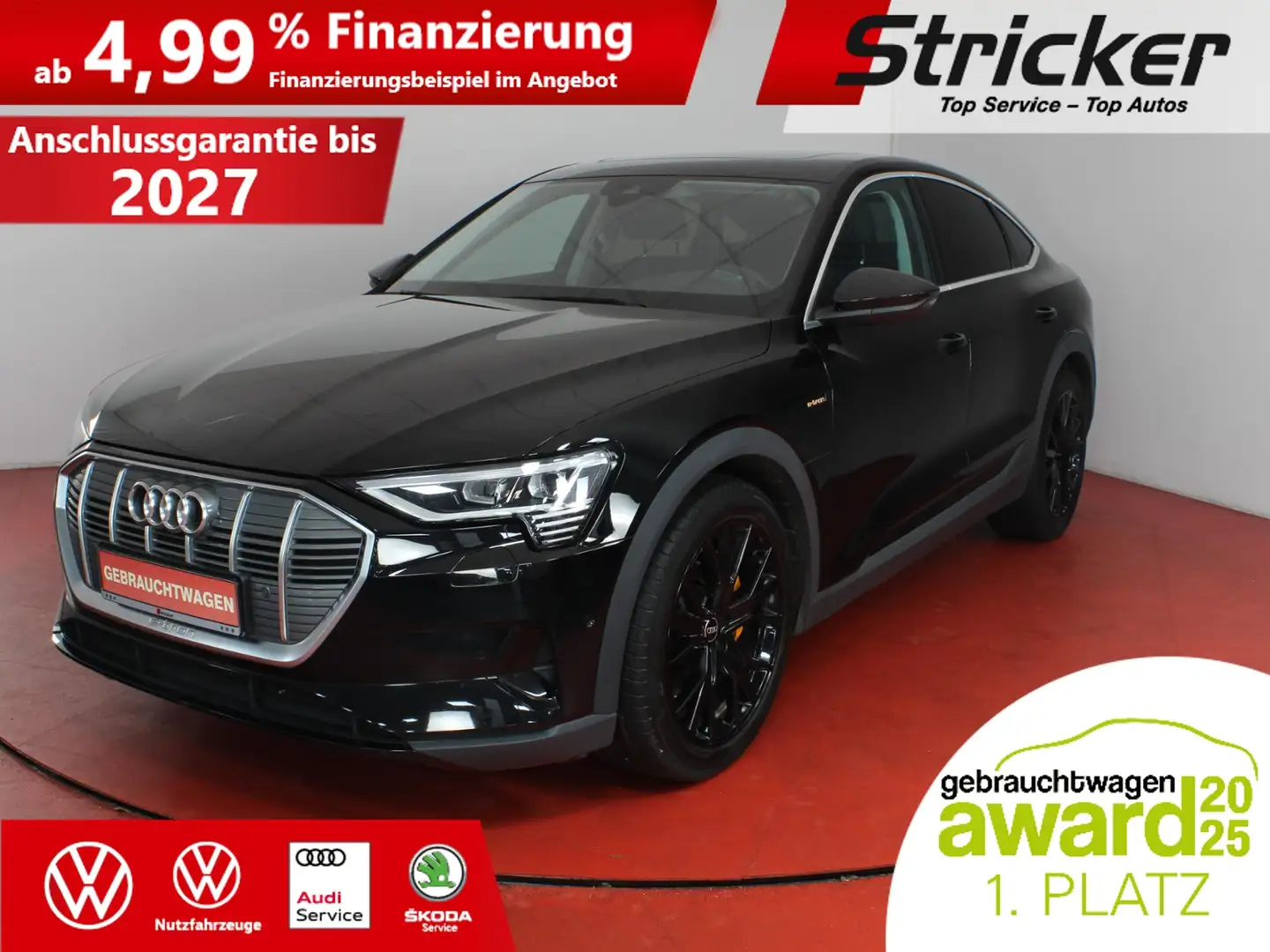 Audi e-tron 50 Sportback 299,-ohne Anzahlung AHK Pano Schwarz - 2